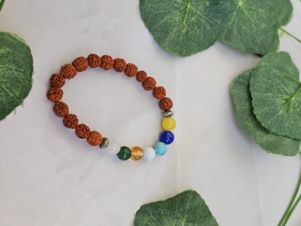 7 Chakra Rudraksha Bracelet - Image 2